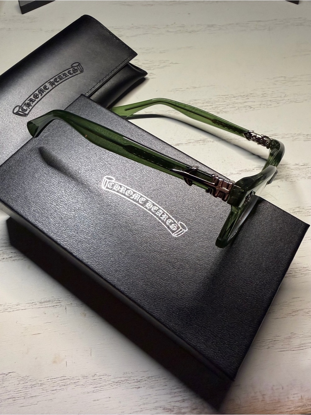 Chrome Hearts Glasses Clear Lens - Picture 5 of 5